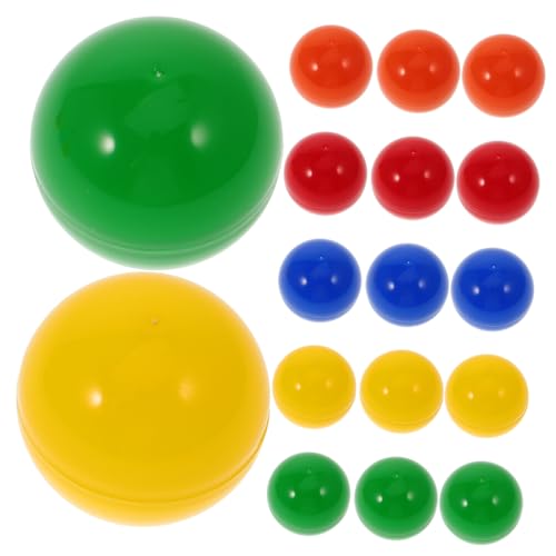 GALPADA 50 Stück Lotteriebälle Party Falsch Tombola Bälle Große Gruppen Ziehungs Requisiten Spiel Tombola Nummerierte Bälle Glücks Ersatz Bingo Bälle Hohlball Hohle Befüllbare von GALPADA
