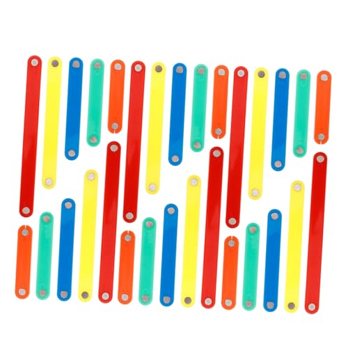 GALPADA 50 Stück Magnetische Spleißstreifen sensorisches geometrisches Werkzeug Geometrie-Kit Mathe-Spiele für den Kindergarten Manipulationen für die Grundschule Plastik GALPADA 50 Stück Magnetische Spleißstreifen sensorisches geometrisches Werkzeug Geometrie-Kit Mathe-Spiele für den Kindergarten Manipulationen für die Grundschule Plastik von GALPADA