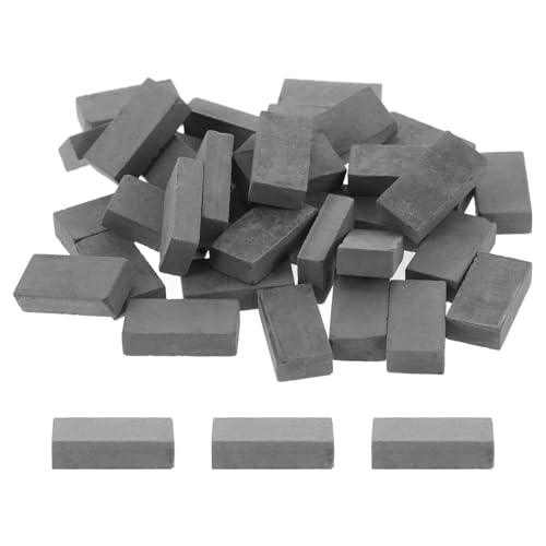 GALPADA 50 Stück Miniatur Bausteine Set Kunststein für DIY Architekturmodelle Realistische Landschaftsdekoration und Kits für Kreative Bastelprojekte von GALPADA