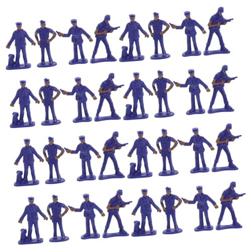 GALPADA 50 Stück Teiliges Miniatur-polizeimodell-Set Detaillierte Polizeifiguren Miniaturmaßstab Präzise Gestaltete Polizeimannschaft für Sandtisch-dioramen für Desktop-mikrolandschaften GALPADA 50 Stück Teiliges Miniatur-polizeimodell-Set Detaillierte Polizeifiguren Miniaturmaßstab Präzise Gestaltete Polizeimannschaft für Sandtisch-dioramen für Desktop-mikrolandschaften von GALPADA