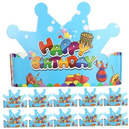 GALPADA 50 Stück Teiliges Party Kronen aus Papier Geburtstagsdekoration für Einstellbare Geburtstagskronen Sichere Materialien Geeignet für Kindergeburtstag Jubiläen und Festlichkeiten GALPADA 50 Stück Teiliges Party Kronen aus Papier Geburtstagsdekoration für Einstellbare Geburtstagskronen Sichere Materialien Geeignet für Kindergeburtstag Jubiläen und Festlichkeiten von GALPADA