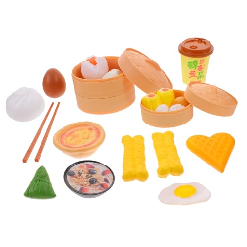 GALPADA 58Stücke Frühstücksspiel Essensset Teilig Für Küchenspielzeug Mit Gedämpften Brötchen Kreativem Und Rollenspiel Für Zuhause Park Oder Büro Fördert Lebenskompetenzen GALPADA 58Stücke Frühstücksspiel Essensset Teilig Für Küchenspielzeug Mit Gedämpften Brötchen Kreativem Und Rollenspiel Für Zuhause Park Oder Büro Fördert Lebenskompetenzen von GALPADA