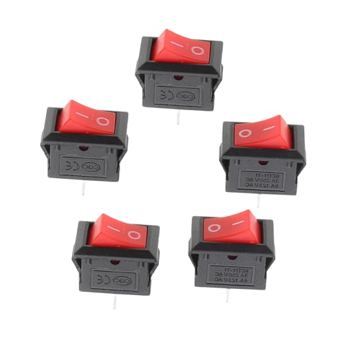 GALPADA 5Stücke Bootförmige Kippschalter für Elektronisches Hochleistungs Schalter für DIY Bastelprojekte Pädagogisches Zubehör für Kreative Lernhilfe GALPADA 5Stücke Bootförmige Kippschalter für Elektronisches Hochleistungs Schalter für DIY Bastelprojekte Pädagogisches Zubehör für Kreative Lernhilfe von GALPADA