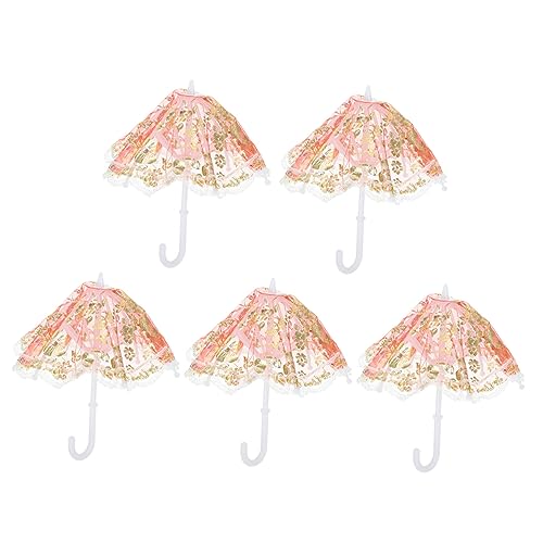 GALPADA 5Stücke Mini Regenschirmmodell für Mini Raumdekor Lustige DIY Deko für Puppenhaus Farben und Muster Zufällig Hochwertiges Langlebiges Zubehör GALPADA 5Stücke Mini Regenschirmmodell für Mini Raumdekor Lustige DIY Deko für Puppenhaus Farben und Muster Zufällig Hochwertiges Langlebiges Zubehör von GALPADA