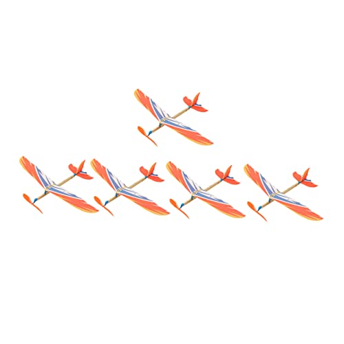 GALPADA 5Stücke Teiliges DIY Flugzeug Pädagogisches Segelflugzeug für Verbessert Hand Augen Koordination Zufällige Farben für Kreative Spiele von GALPADA