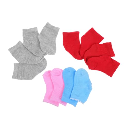 GALPADA 6 Paar Puppensocken Dolly Für Kleine Puppensocken Weiße Spielzeugpuppe Mini Mädchensocken Miniaturschuhe Kuschelsocken Puppe Winzige Sockenaufhänger Gemusterte Socken GALPADA 6 Paar Puppensocken Dolly Für Kleine Puppensocken Weiße Spielzeugpuppe Mini Mädchensocken Miniaturschuhe Kuschelsocken Puppe Winzige Sockenaufhänger Gemusterte Socken von GALPADA
