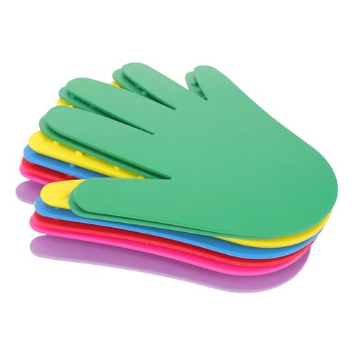 GALPADA 6 Paare Sensorische Hand-fuß Bodenmarkierungen Farben rutschfest für Kindergarten Outdoor-Sport Spiel Lernmatte Kreativität und Teamaktivitäten von GALPADA