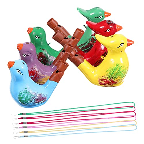 GALPADA 6 STK. Wasservögel Pfeifen Vogel Anruf-Lanyard Pfeife Mit Trageband Krähenruf Vogelpfeife Seepfeife Entenrufleine Vogel Der Keramik GALPADA 6 STK. Wasservögel Pfeifen Vogel Anruf-Lanyard Pfeife Mit Trageband Krähenruf Vogelpfeife Seepfeife Entenrufleine Vogel Der Keramik von GALPADA