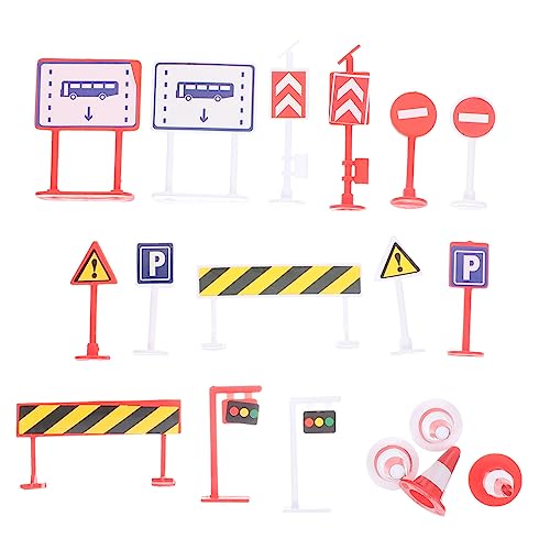 GALPADA 6 Sätze Miniatur Verkehrsschilder für Teiliges mit Parksignalen und Ampeln für Kreative Verkehrsszenen für Frühkindliche Verkehrserziehung und Interaktives Spielvergnügen GALPADA 6 Sätze Miniatur Verkehrsschilder für Teiliges mit Parksignalen und Ampeln für Kreative Verkehrsszenen für Frühkindliche Verkehrserziehung und Interaktives Spielvergnügen von GALPADA