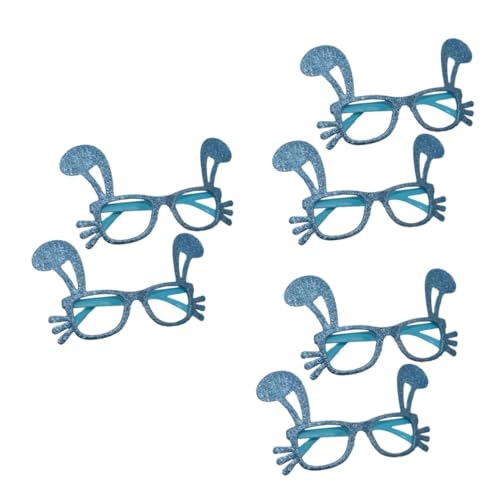 GALPADA 6 Stk Cosplay-Party-Brillenrahmen Abschlussball-Sonnenbrille Foto-Requisiten zu Ostern fasching brille faschingsbrille Geschenke Korb Kostüm für die Osterparty Ostern hohle Gläser von GALPADA