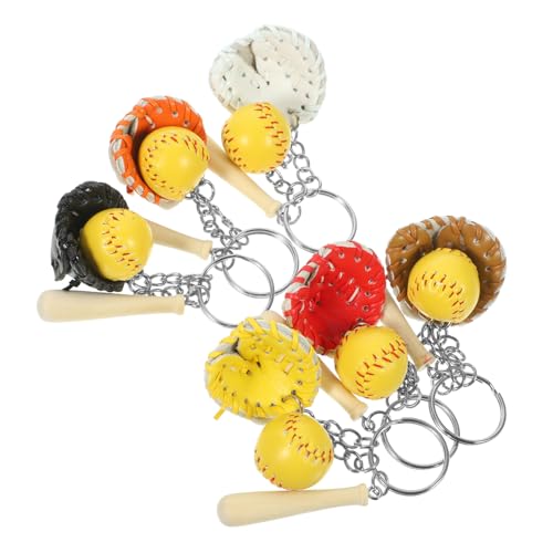 GALPADA 6 Stück Baseball Schlüsselanhänger Softball Design Dekorative Hängeornamente für Taschen Kreative für Frauen Sportliche Partyaccessoires GALPADA 6 Stück Baseball Schlüsselanhänger Softball Design Dekorative Hängeornamente für Taschen Kreative für Frauen Sportliche Partyaccessoires von GALPADA