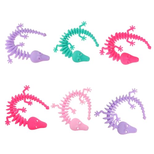 GALPADA 6 Stück Dehnbare Fidget Noodle Strings aus TPR Reißfestes Sensorikspielzeug für Stressabbau und Geburtstags mitgebsel Flexible Kleine Spielzeuge für Jungen und Mädchen GALPADA 6 Stück Dehnbare Fidget Noodle Strings aus TPR Reißfestes Sensorikspielzeug für Stressabbau und Geburtstags mitgebsel Flexible Kleine Spielzeuge für Jungen und Mädchen von GALPADA