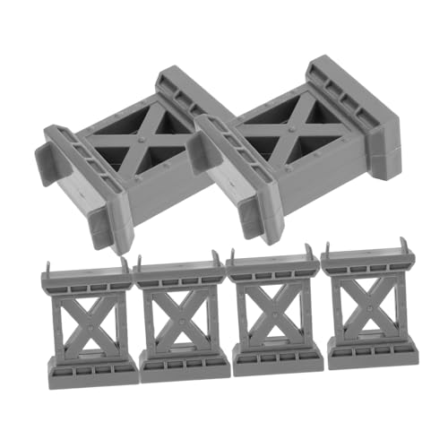 GALPADA Holzeisenbahn Brückenstützen 6 Stücke Spielzeug Eisenbahn Zubehör Stabile Gleisstützen für Holzeisenbahnsysteme Kinder Spielzeug Eisenbahnbrücke Unterstützung GALPADA Holzeisenbahn Brückenstützen 6 Stücke Spielzeug Eisenbahn Zubehör Stabile Gleisstützen für Holzeisenbahnsysteme Kinder Spielzeug Eisenbahnbrücke Unterstützung von GALPADA
