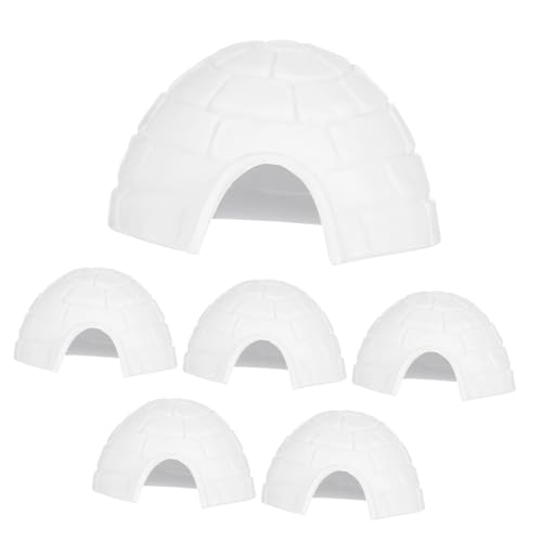 GALPADA 6 Stück Iglu Modellspielzeug Kleines Iglu Weihnachtsschneemann Weiche Arktische Miniaturfiguren Verschneite Cartoon Iglu Figuren Mini Iglu Objekt Multipack Iglu Modelle GALPADA 6 Stück Iglu Modellspielzeug Kleines Iglu Weihnachtsschneemann Weiche Arktische Miniaturfiguren Verschneite Cartoon Iglu Figuren Mini Iglu Objekt Multipack Iglu Modelle von GALPADA