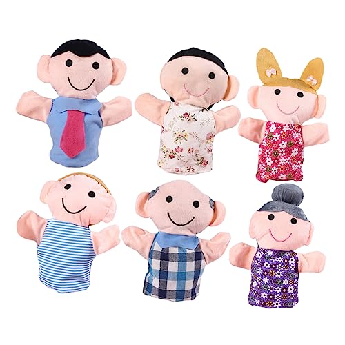 GALPADA 6 Stück Kreative Handpuppen für Interaktive Rollenspiel Handpuppen aus Hochwertigem für Mädchen und Jungen Fördert Kreativität und Lernen GALPADA 6 Stück Kreative Handpuppen für Interaktive Rollenspiel Handpuppen aus Hochwertigem für Mädchen und Jungen Fördert Kreativität und Lernen von GALPADA