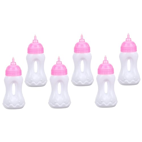 GALPADA 6 Stück Mini -flaschenspielzeug Realistisch Babyflasche Kleine Trinkflasche Requisiten Für Kinderrollenspiele Miniaturflaschen Gefälligkeiten Für Die Babyparty Mini-saftflaschen Pp von GALPADA