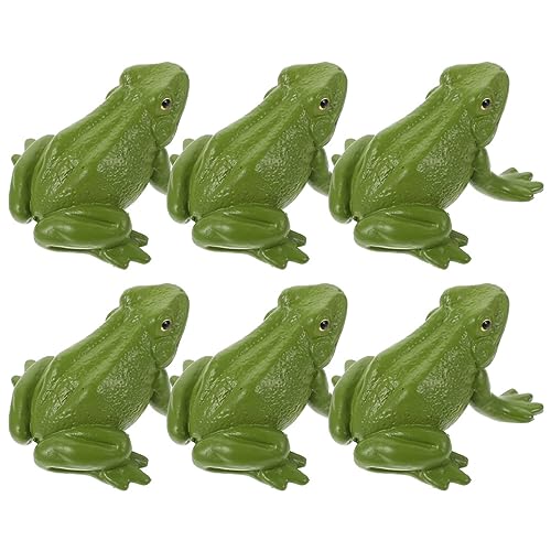 GALPADA 6 Stück Miniatur Frosch Figurenset Teiliges aus Kunststoff Simulierte Froschmodelle für Dekoration für Blumentöpfe und Pflanzen als und Lernspielzeug GALPADA 6 Stück Miniatur Frosch Figurenset Teiliges aus Kunststoff Simulierte Froschmodelle für Dekoration für Blumentöpfe und Pflanzen als und Lernspielzeug von GALPADA