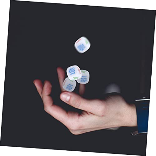 GALPADA 6 Stück Teiliges Acryl Hausarbeitswürfel für Erwachsene Lustiges Rollenspiel Würfelspiel zur Aufgabenverteilung Interaktives Geschenk für Familie und Freunde Originelle von GALPADA