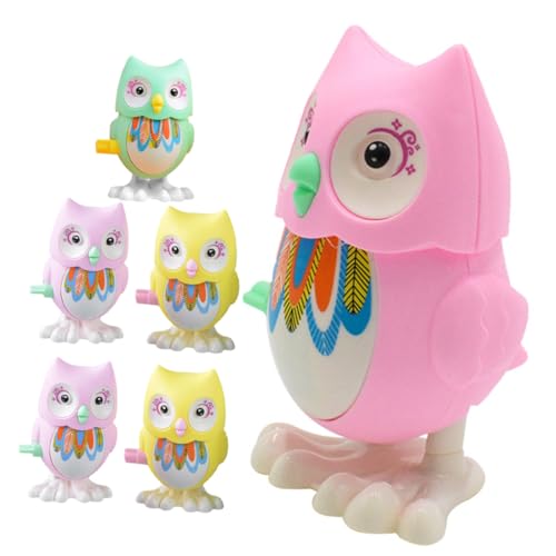 GALPADA 6 Stück Teiliges Aufziehspielzeug Eule Bunte Kunststoff Tiere Lustige Wind up Spielzeuge für Tast Farberkennung für Partys und Lernspiele Zufällige Farbe Zufällige Farbe GALPADA 6 Stück Teiliges Aufziehspielzeug Eule Bunte Kunststoff Tiere Lustige Wind up Spielzeuge für Tast Farberkennung für Partys und Lernspiele Zufällige Farbe Zufällige Farbe von GALPADA