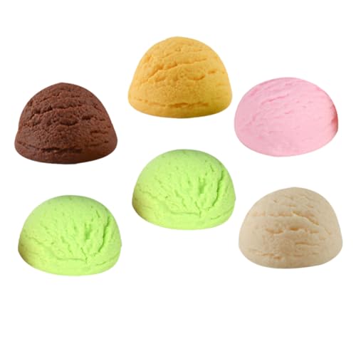 GALPADA 6 Stück Teiliges Künstliche Eiskugeln aus PVC Farbenfrohe Deko Modelle für Zuhause Eisdiele Festivals und Einkaufszentren Langlebig Bruchsicher Wiederverwendbar Stilvolle Dessert GALPADA 6 Stück Teiliges Künstliche Eiskugeln aus PVC Farbenfrohe Deko Modelle für Zuhause Eisdiele Festivals und Einkaufszentren Langlebig Bruchsicher Wiederverwendbar Stilvolle Dessert von GALPADA