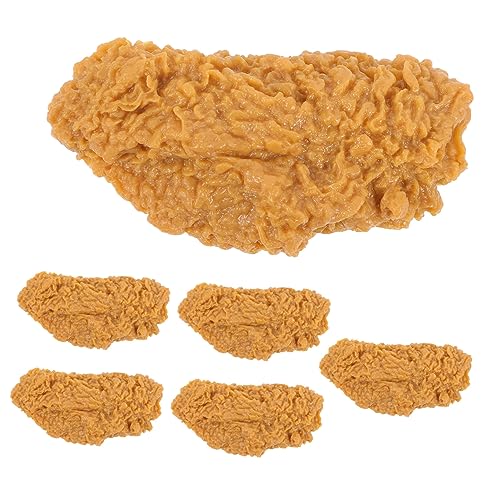 GALPADA 6 Stück Teiliges Künstliches Hähnchenflügel PVC Lebensnahes Modell für Werbung Heimdekoration Langlebiges Farbenfrohes Realistisches Hähnchenflügel Pendant von GALPADA