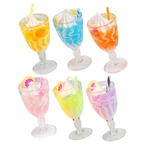 GALPADA 6 Stück Teiliges Mini Eisbecher Realistische Miniatur Eisbecher Modelle für Puppenhaus Dekoration Langlebige Kunststoff Miniatur Trinkgefäße GALPADA 6 Stück Teiliges Mini Eisbecher Realistische Miniatur Eisbecher Modelle für Puppenhaus Dekoration Langlebige Kunststoff Miniatur Trinkgefäße von GALPADA