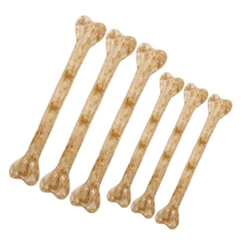 GALPADA 6 Stück Teiliges Mini Kunststoffknochen mit Vorgebohrten Löchern Realistische Kleine Skelettknochen für Halloween Deko DIY Basteln Schmuckherstellung und Kreative Kostümzubehör von GALPADA