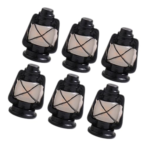 GALPADA 6 Stück Teiliges Miniatur Laternen aus Harz Realistische Mini Öllampen für Puppenhaus Dekoration Vintage Mikrolandschaft Ornaments Geeignet für Haushalt Winzige Modelle GALPADA 6 Stück Teiliges Miniatur Laternen aus Harz Realistische Mini Öllampen für Puppenhaus Dekoration Vintage Mikrolandschaft Ornaments Geeignet für Haushalt Winzige Modelle von GALPADA