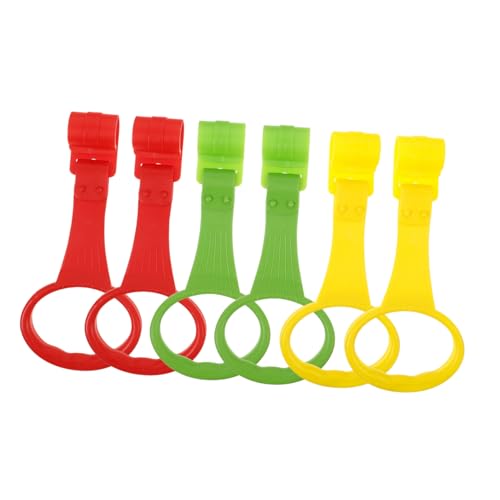 GALPADA 6 Stück Teiliges Pull Up Ringe für Laufstall Praktische Unterstützung für Stehen und Laufen Lernen Sicher und Vielseitig Einsetzbar für Babybetten und Laufgitter GALPADA 6 Stück Teiliges Pull Up Ringe für Laufstall Praktische Unterstützung für Stehen und Laufen Lernen Sicher und Vielseitig Einsetzbar für Babybetten und Laufgitter von GALPADA