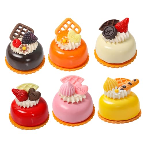 GALPADA 6 Stück Teiliges Realistische Französische Torten Deko Kunst Dessertmodelle für Küchen und Konditorei Auslagen Leichte Party Requisiten und Fotografie Accessoires GALPADA 6 Stück Teiliges Realistische Französische Torten Deko Kunst Dessertmodelle für Küchen und Konditorei Auslagen Leichte Party Requisiten und Fotografie Accessoires von GALPADA