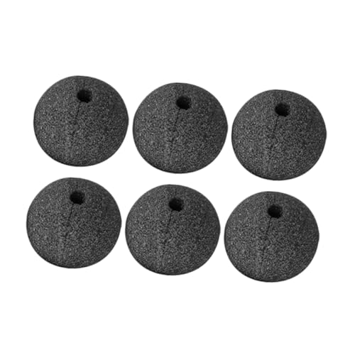 GALPADA 6 Stück Teiliges Schwarze Clownnasen aus Robustem Schwamm Weiche Pantomime Schaumstoffbälle für Halloween und Weihnachtskostüme Einfache Handhabung Langlebiges Partyzubehör GALPADA 6 Stück Teiliges Schwarze Clownnasen aus Robustem Schwamm Weiche Pantomime Schaumstoffbälle für Halloween und Weihnachtskostüme Einfache Handhabung Langlebiges Partyzubehör von GALPADA