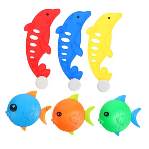 GALPADA 6 Stück Teiliges Tauchtier für Bunte Unterwasser Spielzeuge Delfin Fisch Schwimmtraining Poolspielzeug für Jahre Sicheres Kunststoffmaterial Fördert Schwimmspaß und Erkundung GALPADA 6 Stück Teiliges Tauchtier für Bunte Unterwasser Spielzeuge Delfin Fisch Schwimmtraining Poolspielzeug für Jahre Sicheres Kunststoffmaterial Fördert Schwimmspaß und Erkundung von GALPADA