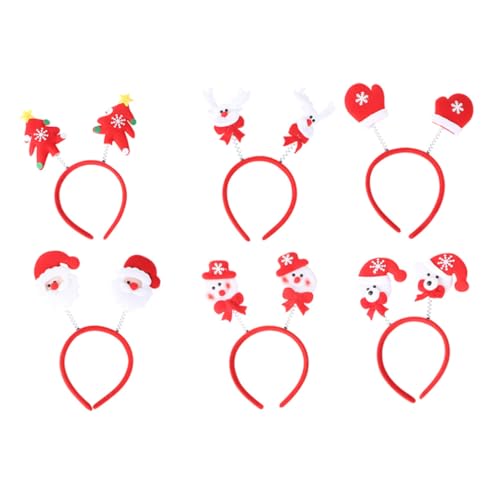 GALPADA 6 Stück Teiliges Weihnachts Party Stirnband Bunte Haarreife mit Federn Festliche Kopfbedeckung für Xmas Dekoration und Frühlingskostüm Rutschfester Sitz für Mädchen und Feiern GALPADA 6 Stück Teiliges Weihnachts Party Stirnband Bunte Haarreife mit Federn Festliche Kopfbedeckung für Xmas Dekoration und Frühlingskostüm Rutschfester Sitz für Mädchen und Feiern von GALPADA
