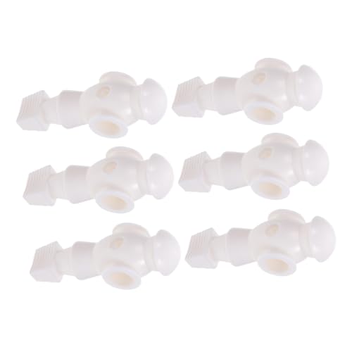 GALPADA 6 Stück Tischfußball Figuren Resin Ersatzteile für Fußballmaschine Weiße Kicker Spieler Robust für Standardstangen Langlebig für Intensives Spiel GALPADA 6 Stück Tischfußball Figuren Resin Ersatzteile für Fußballmaschine Weiße Kicker Spieler Robust für Standardstangen Langlebig für Intensives Spiel von GALPADA