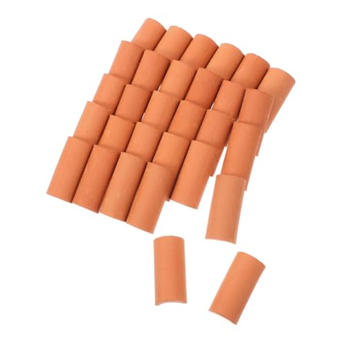 GALPADA 60 Stück Miniatur Dachplatten Realistische Mini Fliesen für DIY Puppenhaus Detailgetreue Miniatur Dachplatten für Basteln Modellbau für Anfänger und Kreativprojekte von GALPADA