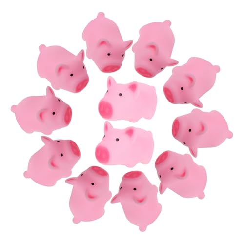 GALPADA 60 Stück Teiliges Schwein Quetschspielzeug Lustiges Stressabbau Schrillem Sound Kreatives Party-trickspielzeug für Erwachsene und Weiches Squeeze Toy für Entspannung und Spaß von GALPADA