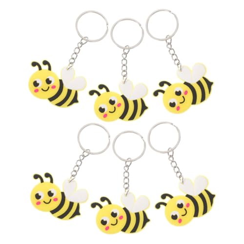 GALPADA 6Stücke Cartoon Bienen Schlüsselanhänger Hängender Schlüsselanhänger Für Taschen Rucksäcke Und Autos Niedliche Bienen Als Kleines Für Partys Und Anlässe GALPADA 6Stücke Cartoon Bienen Schlüsselanhänger Hängender Schlüsselanhänger Für Taschen Rucksäcke Und Autos Niedliche Bienen Als Kleines Für Partys Und Anlässe von GALPADA