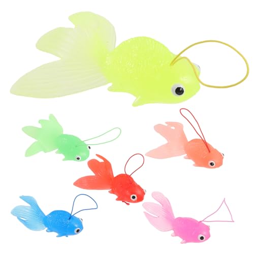 GALPADA 6Stücke Lebensechte Modelle Aus Weichem Aquarium Dekoration Und Badespielzeug Fördert Die Kreativität Von Kindern von GALPADA