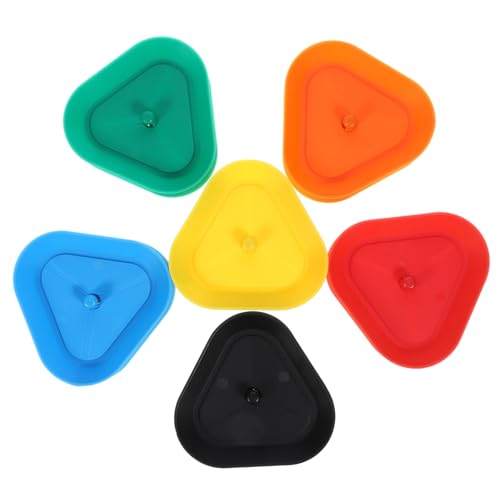 GALPADA 6Stücke Spielkartenhalter Triangel Design Freihändige Kartenständer für Poker Visitenkarten und Postkarten aus Robustem Material für Erwachsene von GALPADA