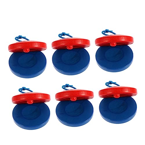 GALPADA 6Stücke Teiliges Hölzerner Castanets für Umweltfreundliche Musikinstrumente Frühen Musikalischen Bildung für Rhythmusübungen und Kreative GALPADA 6Stücke Teiliges Hölzerner Castanets für Umweltfreundliche Musikinstrumente Frühen Musikalischen Bildung für Rhythmusübungen und Kreative von GALPADA