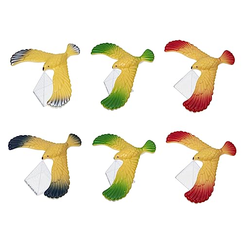 GALPADA 6Stücke Teiliges Nostalgische Uhrwerksspielzeuge Vogel Design Energiesparend Batteriefrei als für Kinderzimmer Unterhaltsame Dekoration von GALPADA