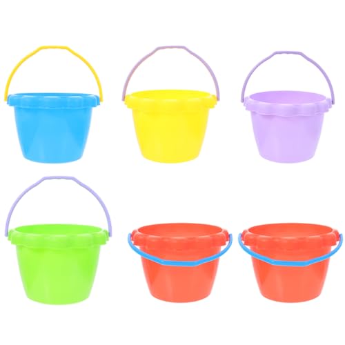 GALPADA 6Stücke Teiliges Sandspielzeug für Bunte Sandeimer für Strand Garten und Wasseraktivitäten Robuste rutschfeste Konstruktion für Sicheres im Freien GALPADA 6Stücke Teiliges Sandspielzeug für Bunte Sandeimer für Strand Garten und Wasseraktivitäten Robuste rutschfeste Konstruktion für Sicheres im Freien von GALPADA