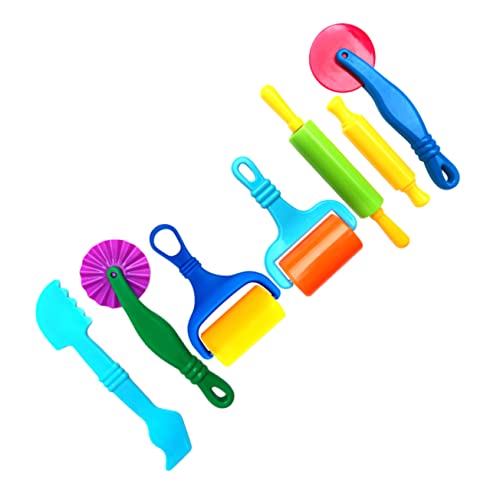 GALPADA 7 Stück Knetwerkzeug Set für Lustige DIY Plastik Roller und Nudelholz für Kreatives mit Knete Farbe Zufällig Zufällige Farbe Zufällige Farbe GALPADA 7 Stück Knetwerkzeug Set für Lustige DIY Plastik Roller und Nudelholz für Kreatives mit Knete Farbe Zufällig Zufällige Farbe Zufällige Farbe von GALPADA