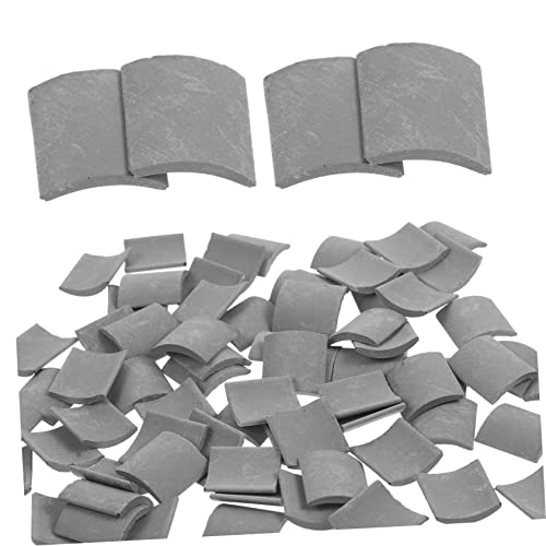 GALPADA 70Stücke Dachziegel Kleine für Modellbau DIY Sandtisch Dekoration Dachziegel für Puppenhaus Garten Detailgetreu GALPADA 70Stücke Dachziegel Kleine für Modellbau DIY Sandtisch Dekoration Dachziegel für Puppenhaus Garten Detailgetreu von GALPADA