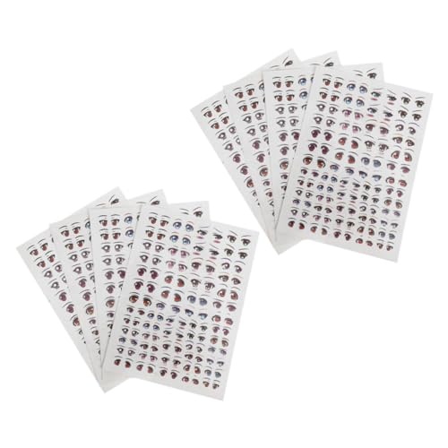 GALPADA 8 Blatt Selbstklebende Dekore für Puppen Harz Bastelbedarf für Kreative Projekte GALPADA 8 Blatt Selbstklebende Dekore für Puppen Harz Bastelbedarf für Kreative Projekte von GALPADA