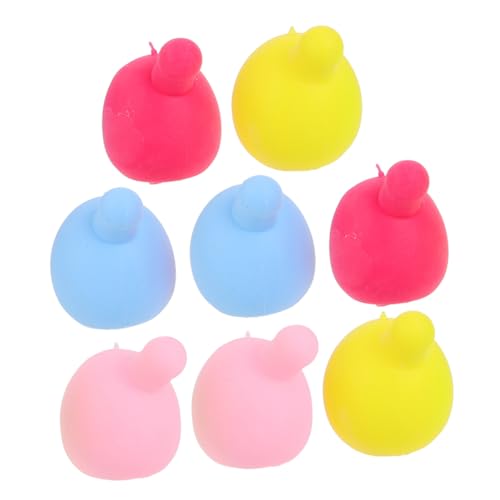 GALPADA 8 Stück Blasenblasenkern Rasseleinsatz DIY-Squeeze Spielzeugteile zusammendrücken Quietscher ersatz Quetschspielzeugeinsatz Doll Machen Teile Blasenquetscheinsätze Puppenblasen PVC von GALPADA
