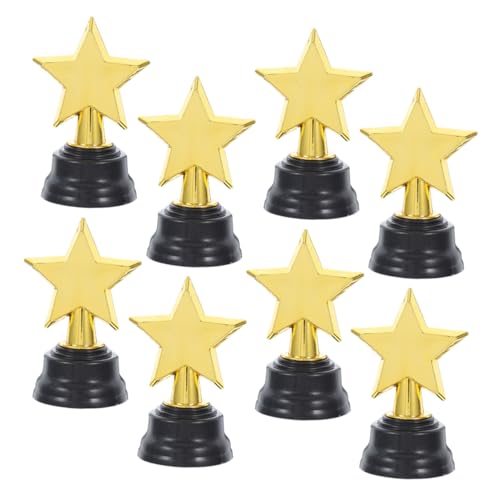 GALPADA 8 Stück Fünfzackige Sterntrophäe Mini Trophäe Talentshow Dekorationen Kleine Trophäe Cheer Trophäe Lustige Trophäe Fußballtrophäe Für Trophäenauszeichnungen von GALPADA