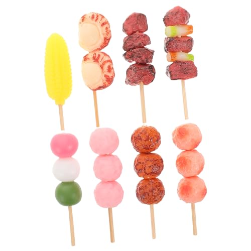 GALPADA 8 Stück Hochdetaillierte Grillmodelle für Rollenspiele Tragbares Faux Grill für Partys und Outdoor Aktivitäten von GALPADA