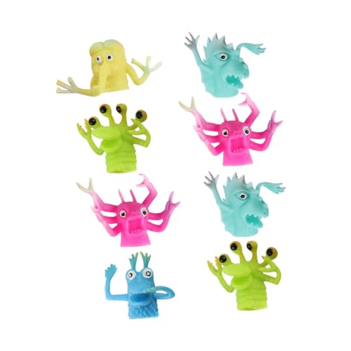 GALPADA 8 Stück Teiliges Bunter TPR Fingerpuppen mit Lustigen Cartoon Figuren Robust und Reißfest Stressabbauendes für Geeignet für Zuhause und Themenpartys GALPADA 8 Stück Teiliges Bunter TPR Fingerpuppen mit Lustigen Cartoon Figuren Robust und Reißfest Stressabbauendes für Geeignet für Zuhause und Themenpartys von GALPADA