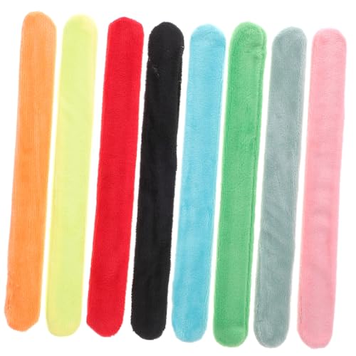 GALPADA 8 Stück Teiliges Buntes Plüsch Schnapparmband Verstellbare Kinderarmbänder Robuste Flexible Party Mitgebsel für Geburtstag Beutetaschenfüller und Kinderspaß GALPADA 8 Stück Teiliges Buntes Plüsch Schnapparmband Verstellbare Kinderarmbänder Robuste Flexible Party Mitgebsel für Geburtstag Beutetaschenfüller und Kinderspaß von GALPADA